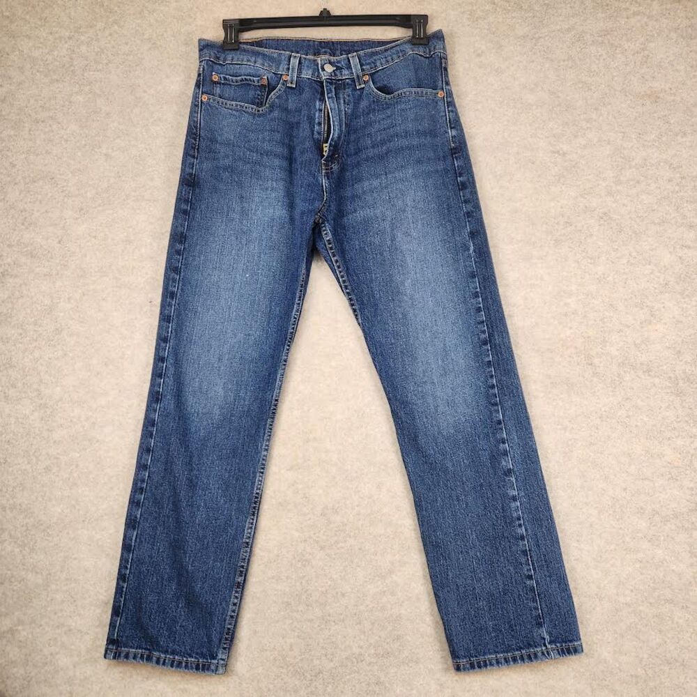Levi's Men's 505 Jeans 34/30 Western Wear Americana Work Pants Casual